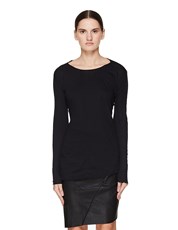 Leon Emanuel Blanck Black Cotton & Cashmere L/S T-Shirt 161863